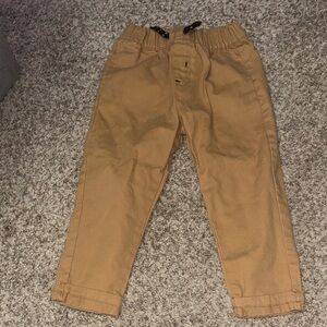 Classic Kids Tan Pull-On Chino Pants